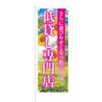のぼり 【 さらに遊びやすく 低貸し専門店 】 NOB-KR0016