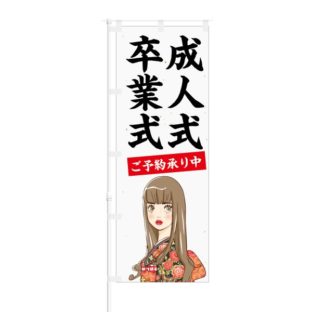 のぼり 【 成人式 卒業式 ご予約承り中 】 NOB-KT0212