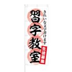 のぼり 【 きれいな字書けます 習字教室 生徒募集 】 NOB-KT0301