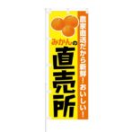 のぼり 【 農家直送だから新鮮 みかんの直売所 】 NOB-KT0395
