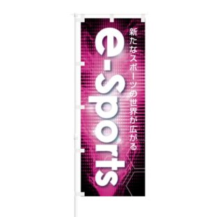 のぼり 【 新たなスポーツの世界が広がる e-Sports 】 NOB-OY0156