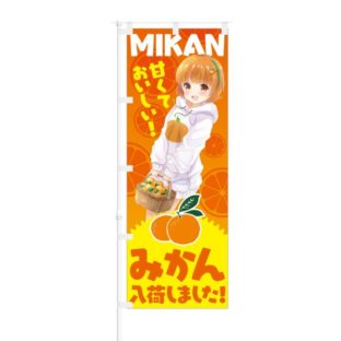 のぼり 【 MIKAN 甘くておいしい みかん入荷しました 】 NOB-SM0012